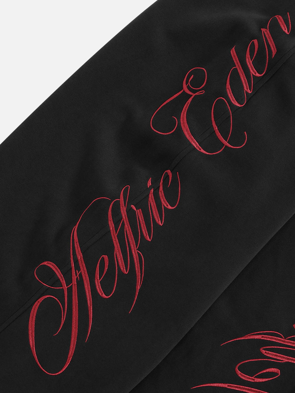Aelfric Eden Script Embroidery Baggy Barrel Sweatpants