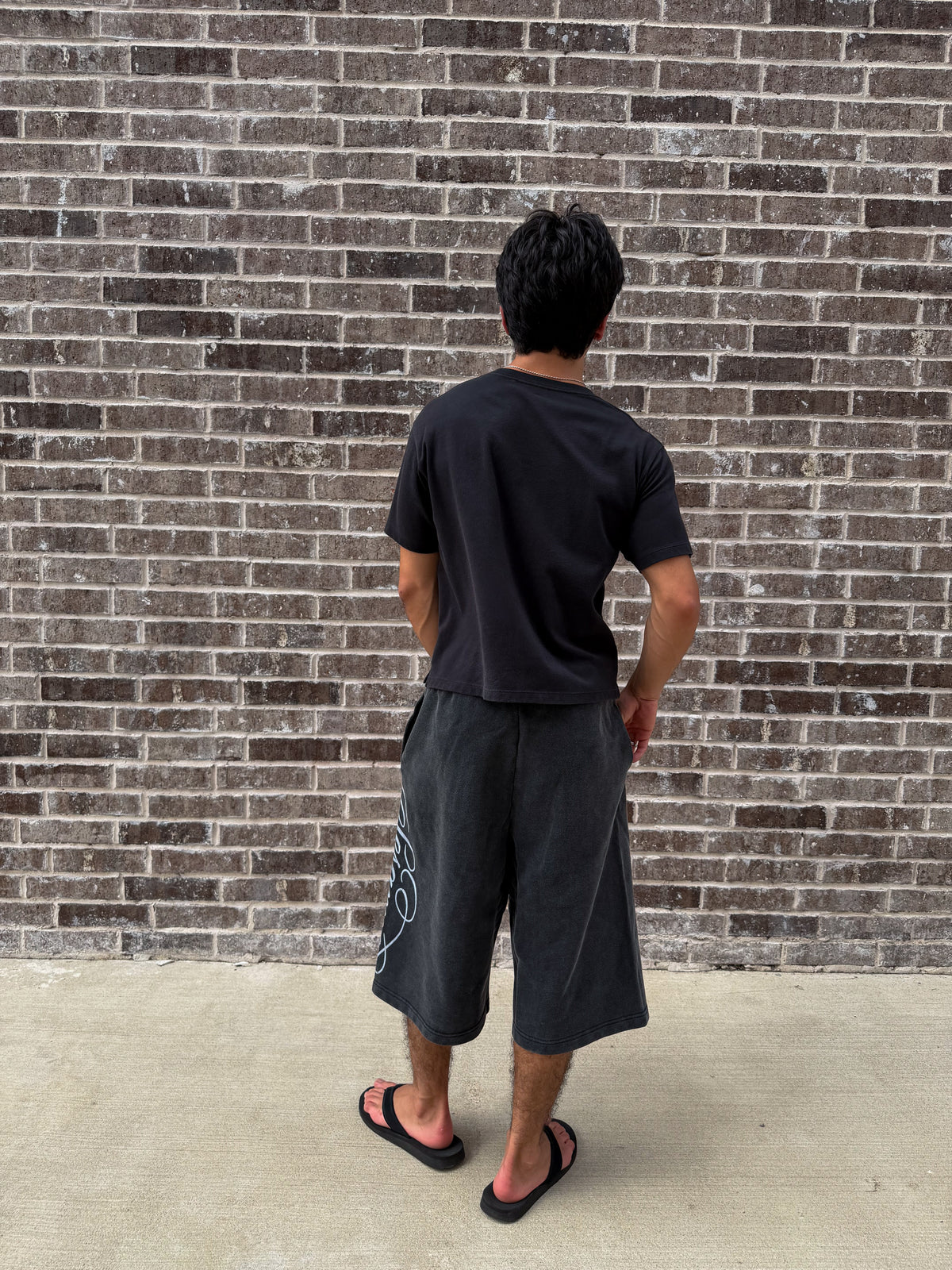 "ghost" sweatshorts
